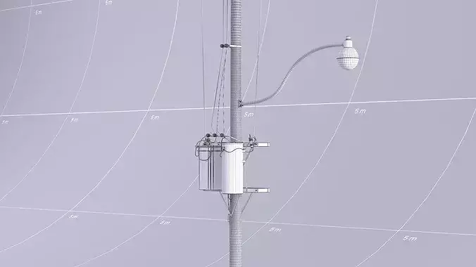 Toronto Power Lines 01 3D model 4