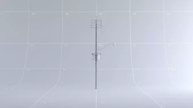 Toronto Power Lines 01 3D model 5