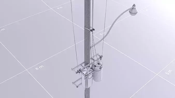 Toronto Power Lines 01 3D model 6