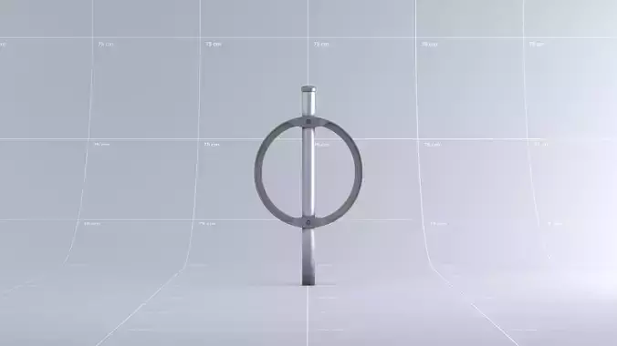 Toronto Bike Rack 02 3D model Toronto Bike Rack 02 3D model