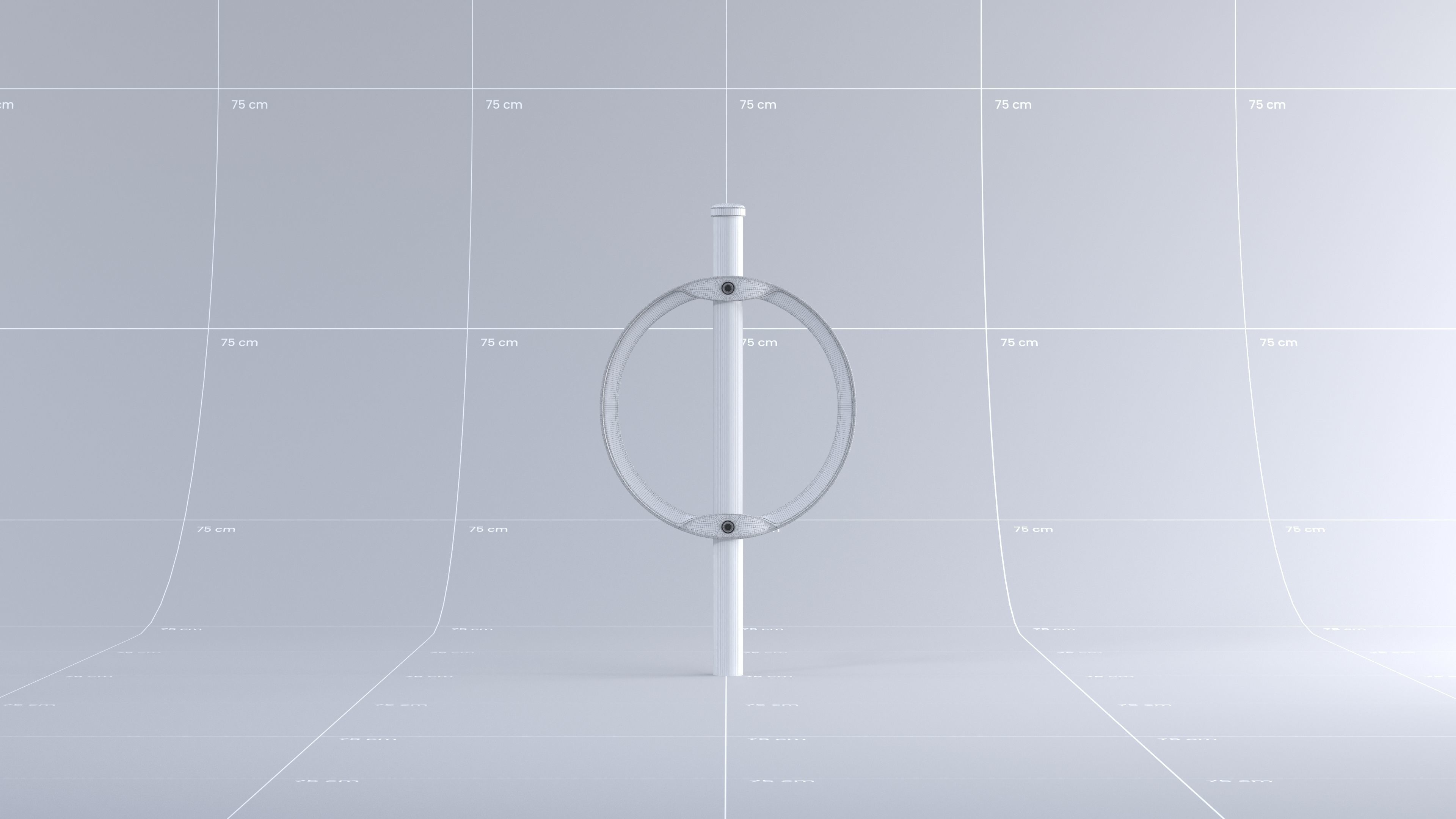 Toronto Bike Rack 02 3D model_4