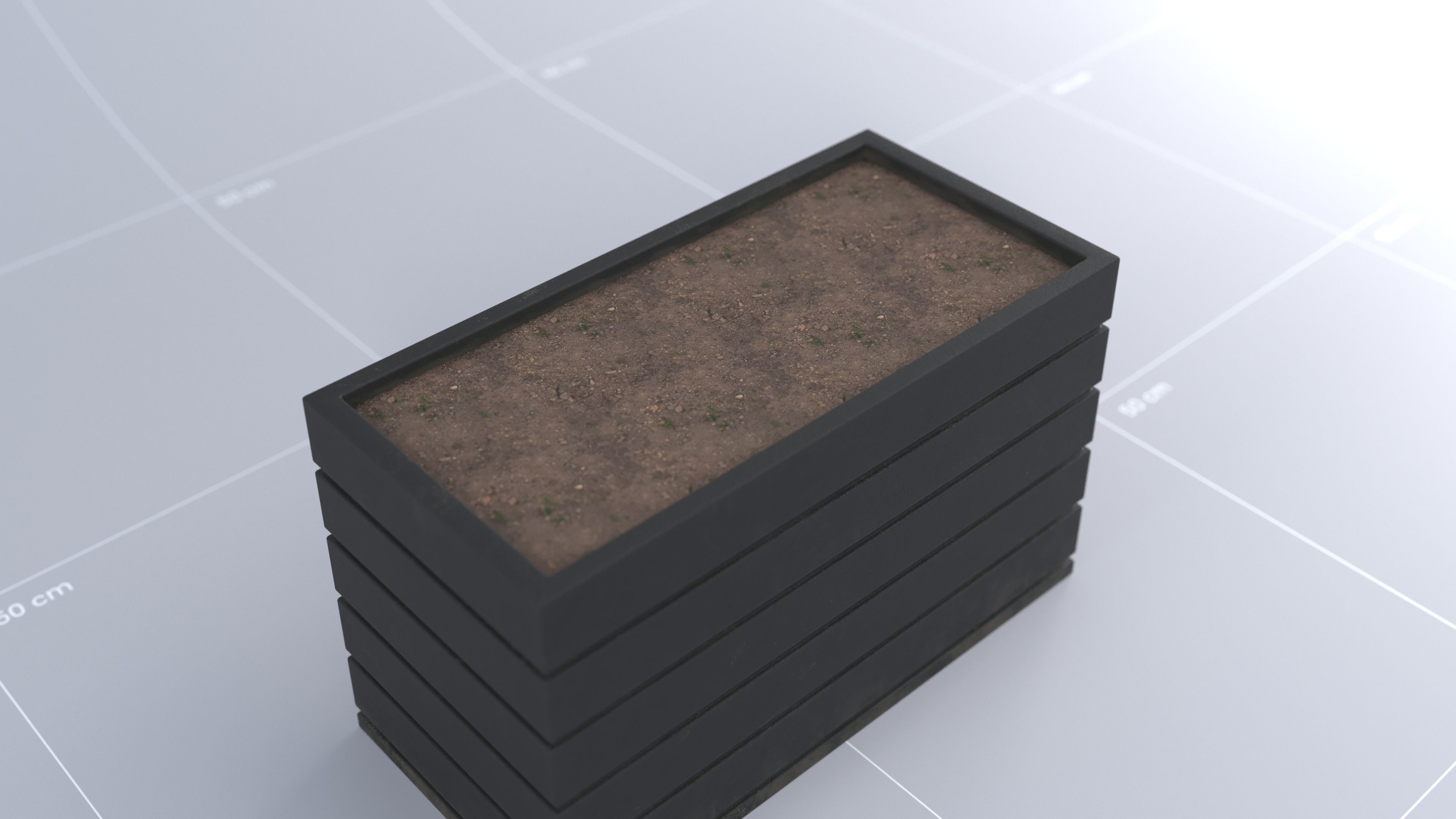 Toronto Greenery Pot 01 3D model_4