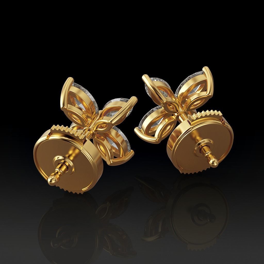 Earrings 0002 3D print model_3