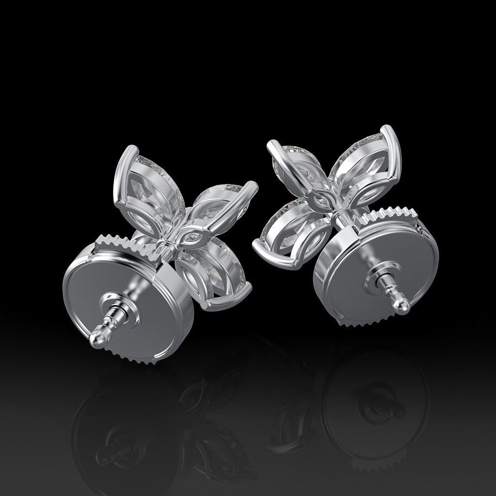 Earrings 0002 3D print model_2