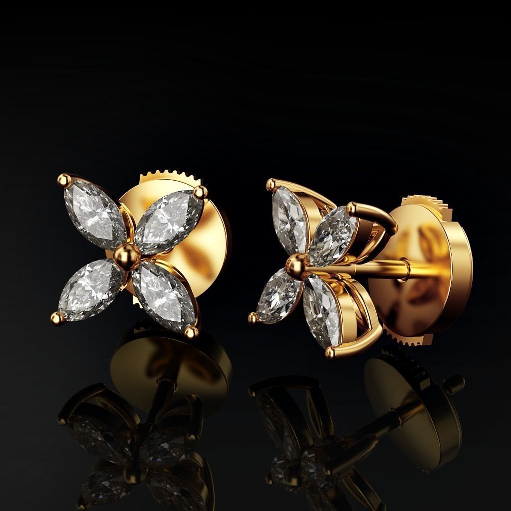 Earrings 0002 3D print model_1