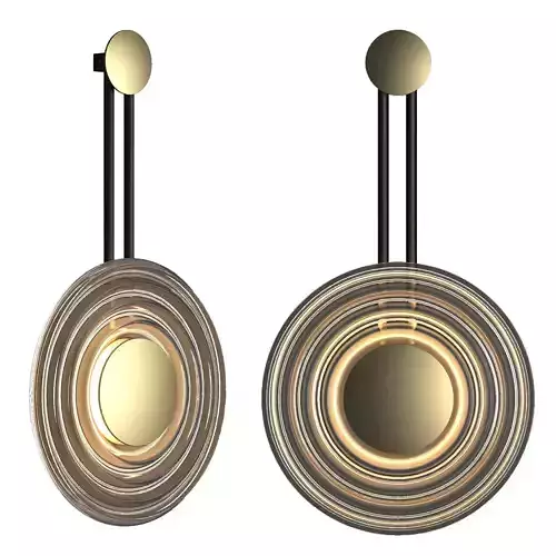 SOLAR modern wall light with circular shape
