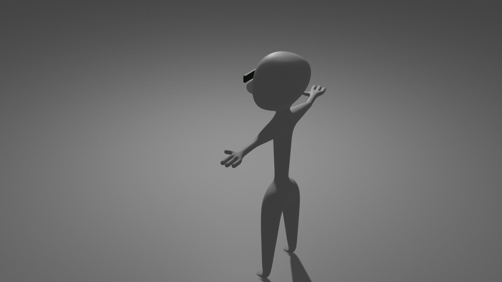 Stylized Character Rigged 1 Free low-poly 3D model_2
