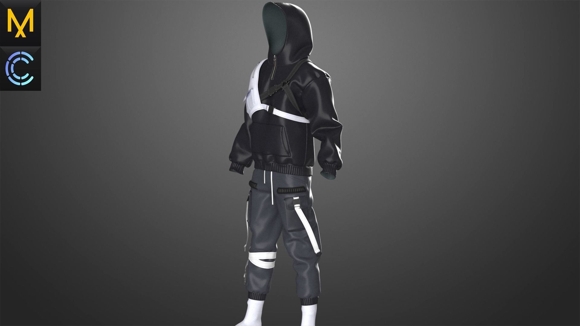 New Outfit Male OBJ mtl FBX ZPRJ 3D model_4