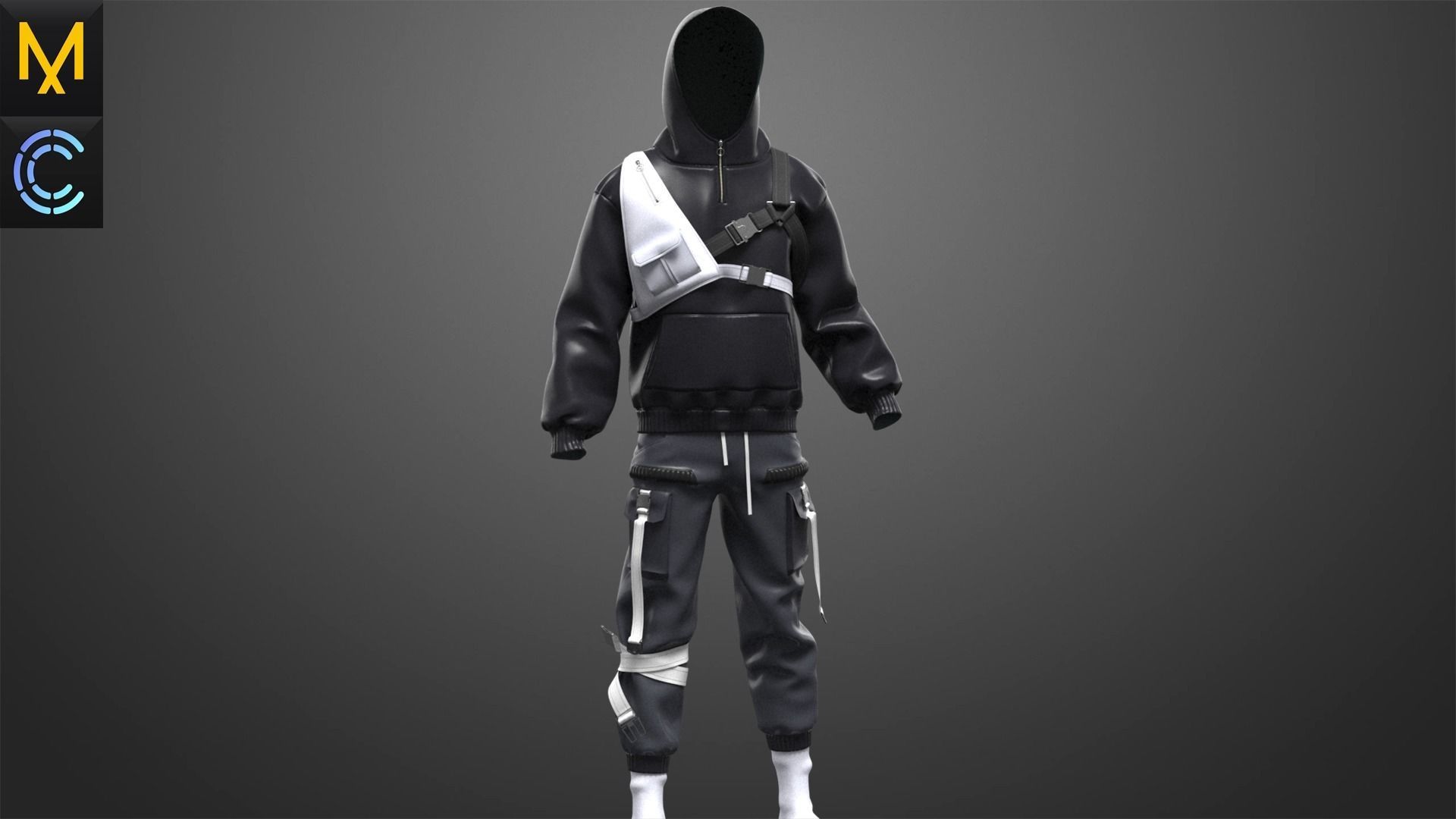 New Outfit Male OBJ mtl FBX ZPRJ 3D model_2