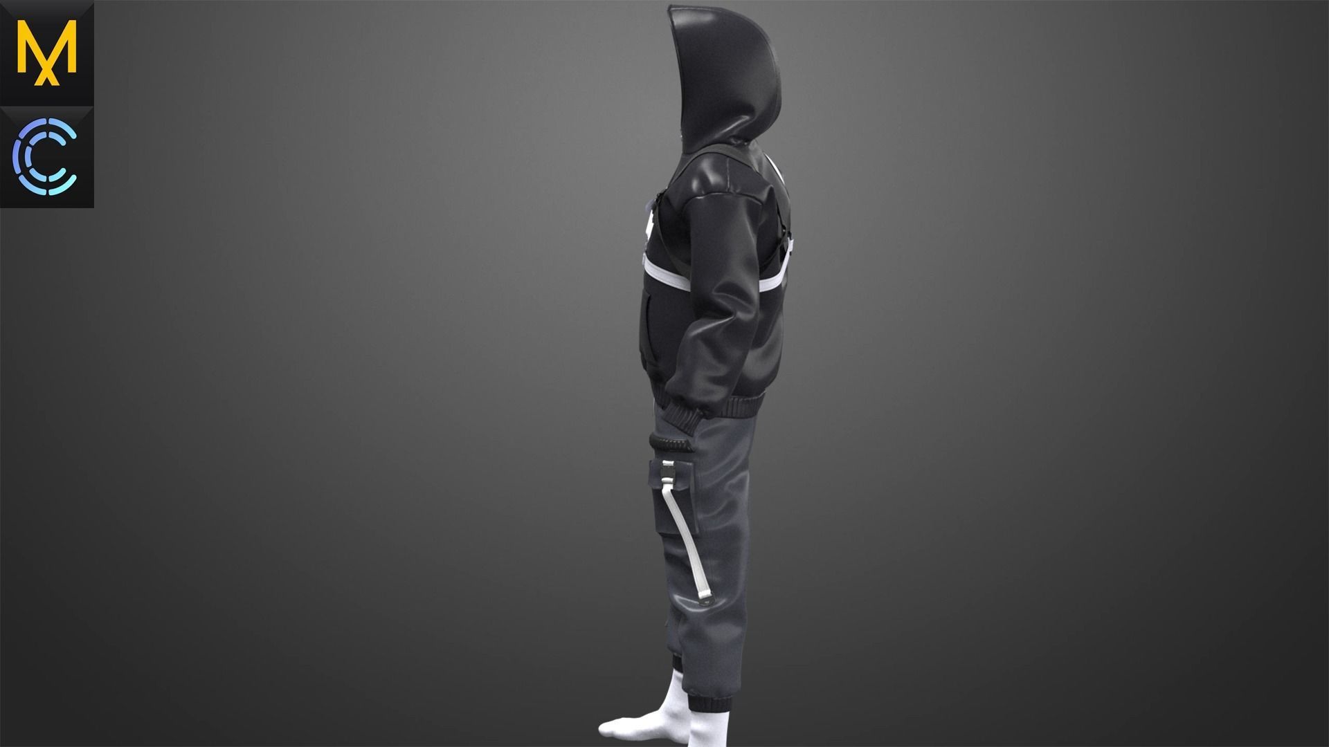 New Outfit Male OBJ mtl FBX ZPRJ 3D model_5