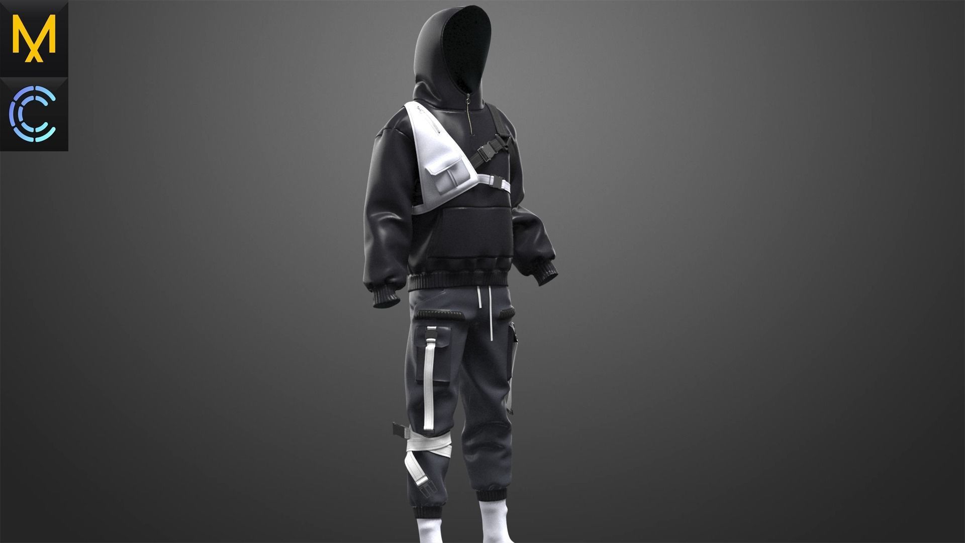 New Outfit Male OBJ mtl FBX ZPRJ 3D model_3