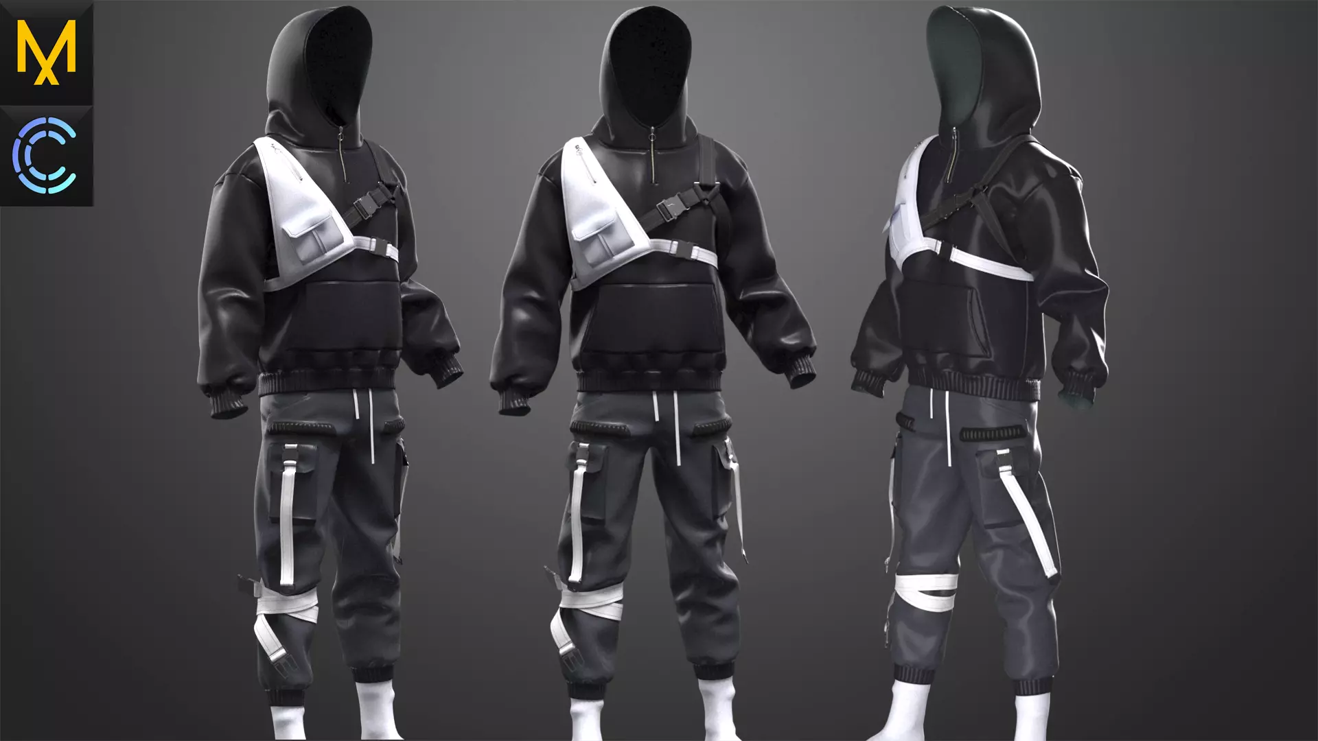 New Outfit Male OBJ mtl FBX ZPRJ 3D model_0