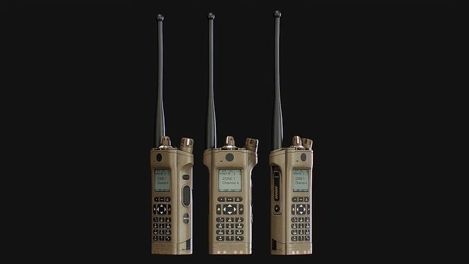 Motorola SRX 2200 Low-poly 3D model