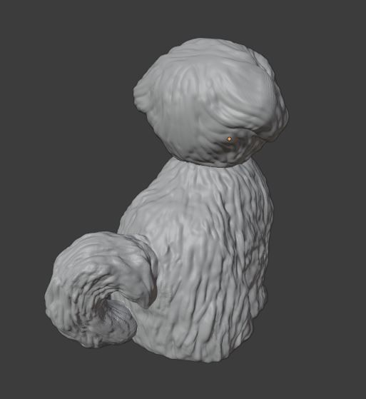 Malts or shih-tzu dog for 3d Printing 3D print model_6