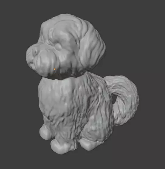 Malts or shih-tzu dog for 3d Printing 3D print model_0