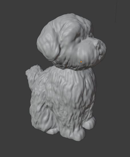 Malts or shih-tzu dog for 3d Printing 3D print model_7