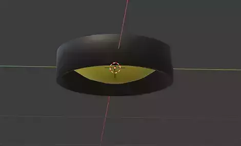 Low poly ceiling light