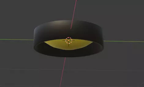Low poly ceiling light Free low-poly 3D model_0