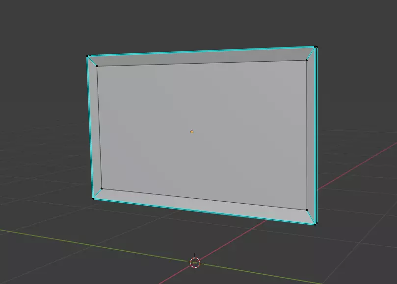 Low Poly Picture Frame Free low-poly 3D model