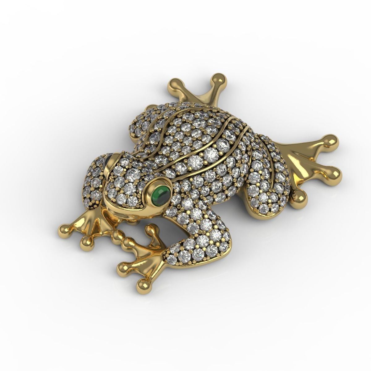 Princess Frog 3D print model_3