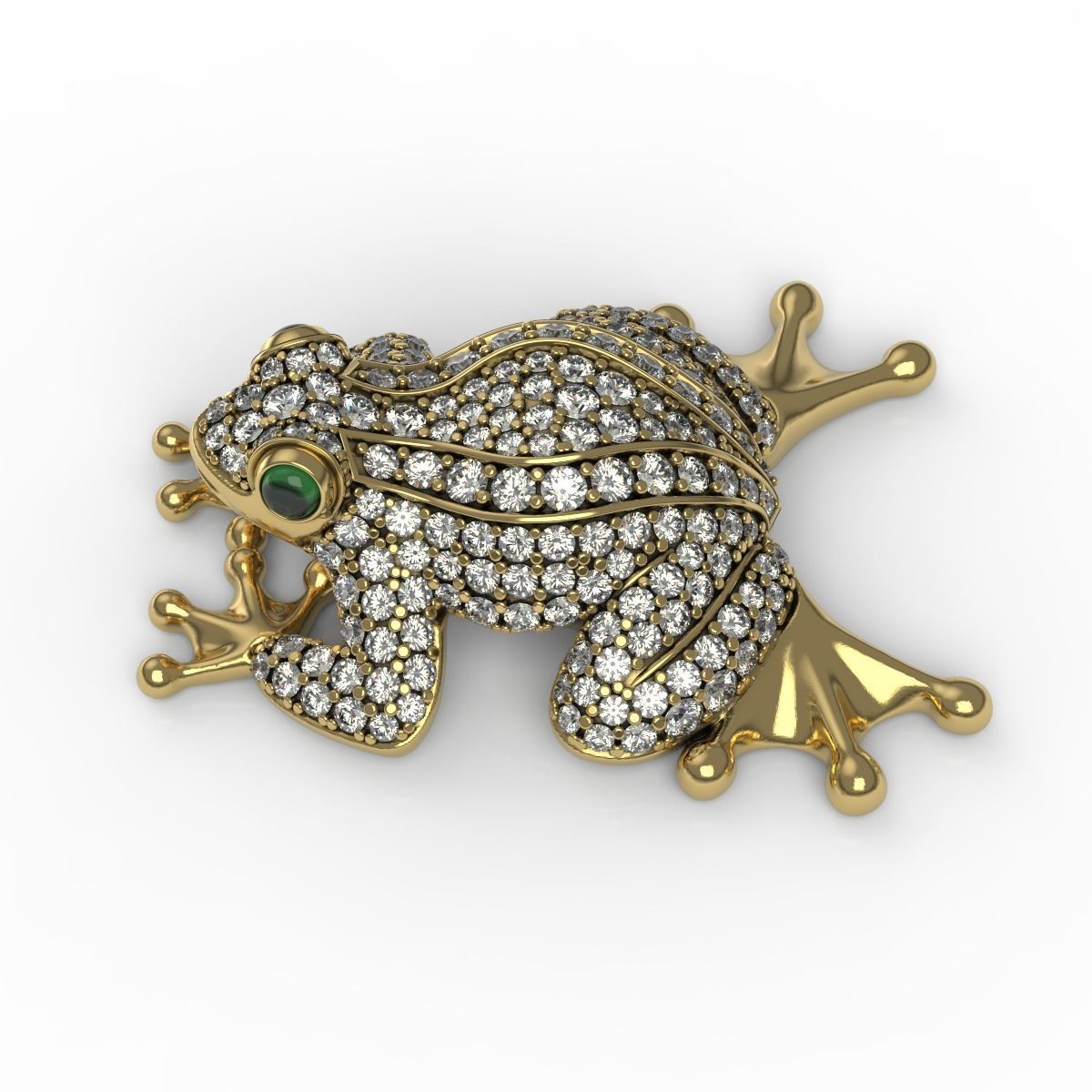 Princess Frog 3D print model_2