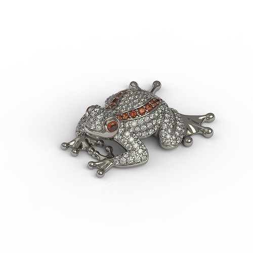 Princess Frog 3D print model