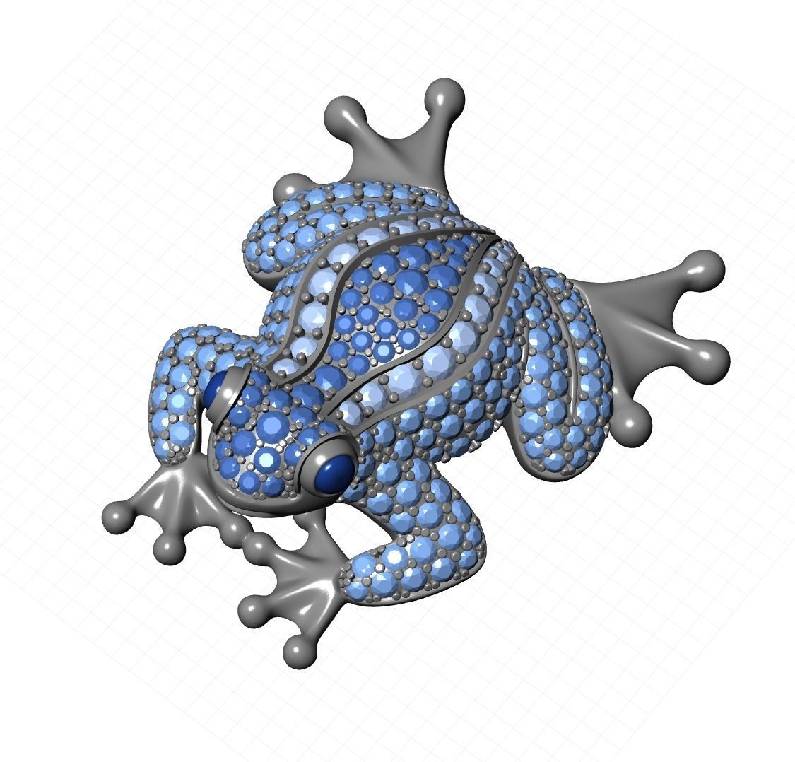Princess Frog 3D print model_16