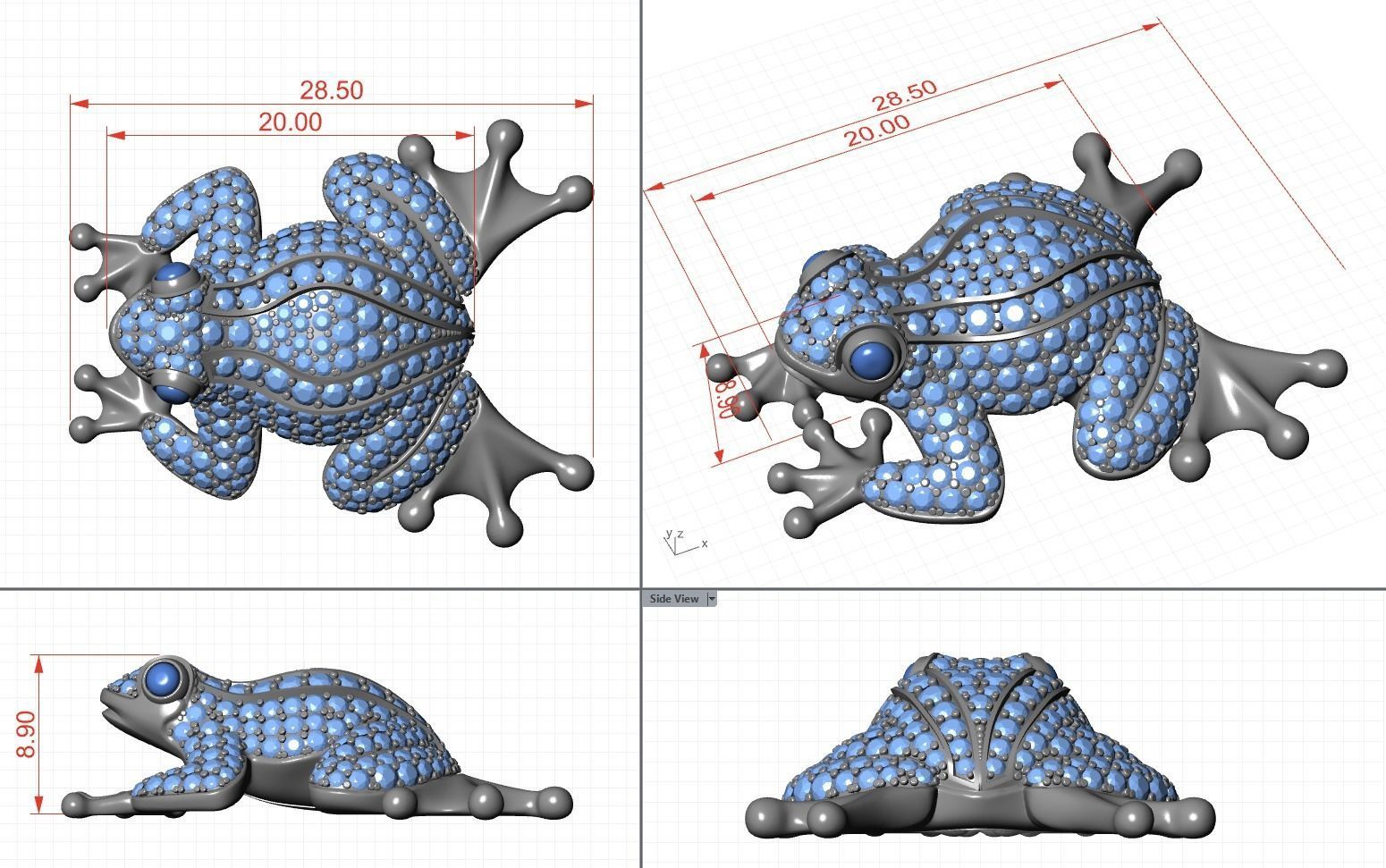 Princess Frog 3D print model_12