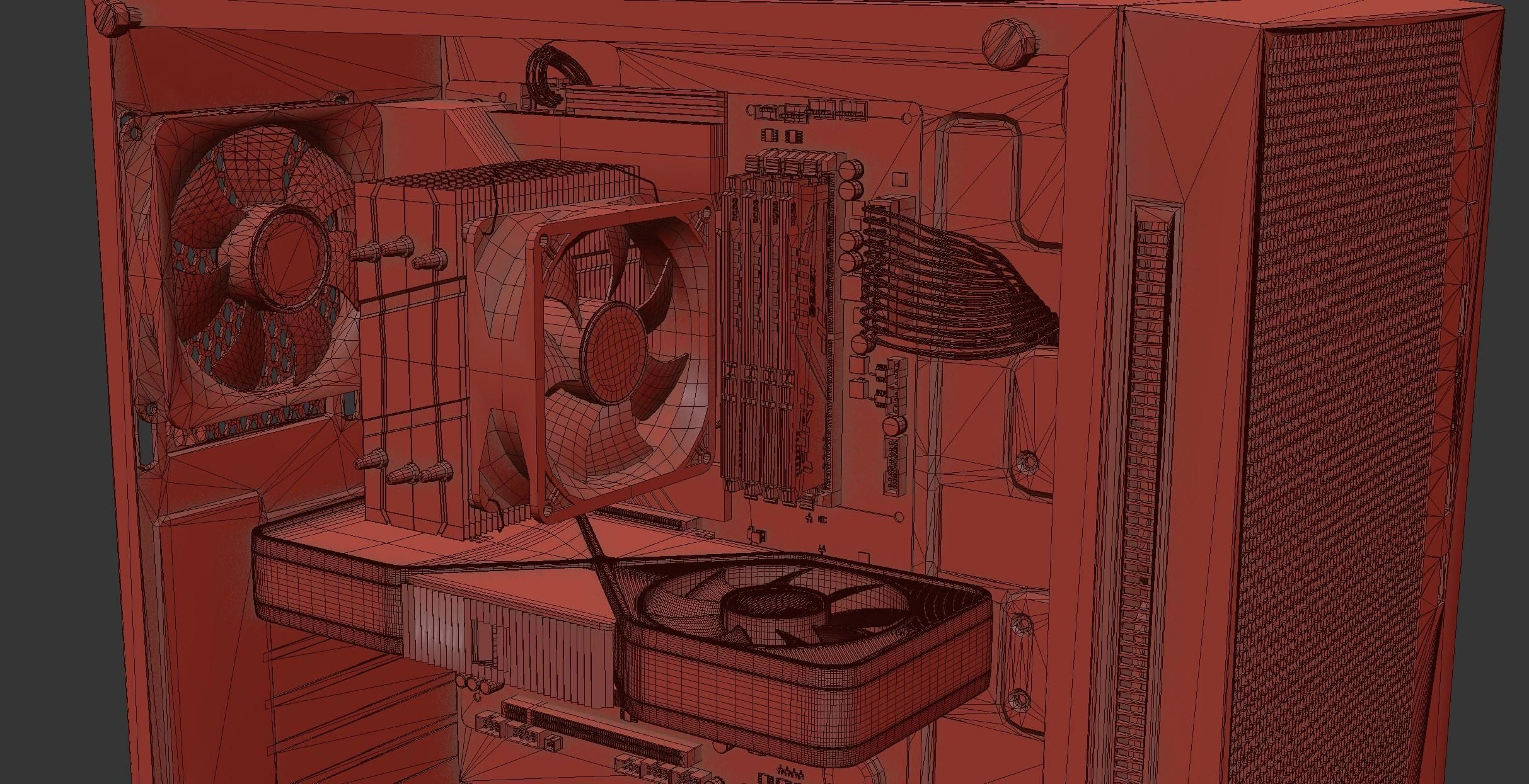 PC Full Case 3D model_11