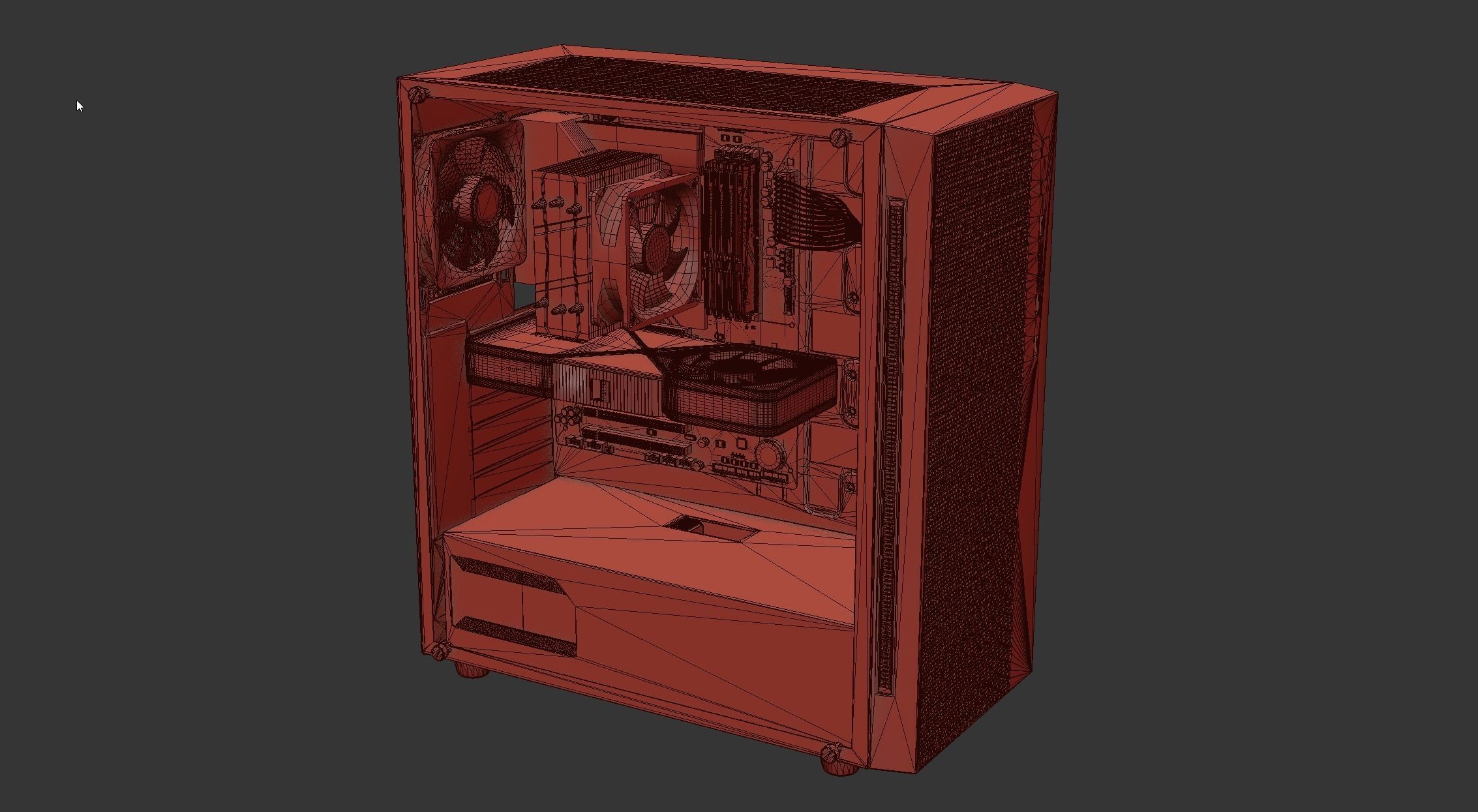 PC Full Case 3D model_8