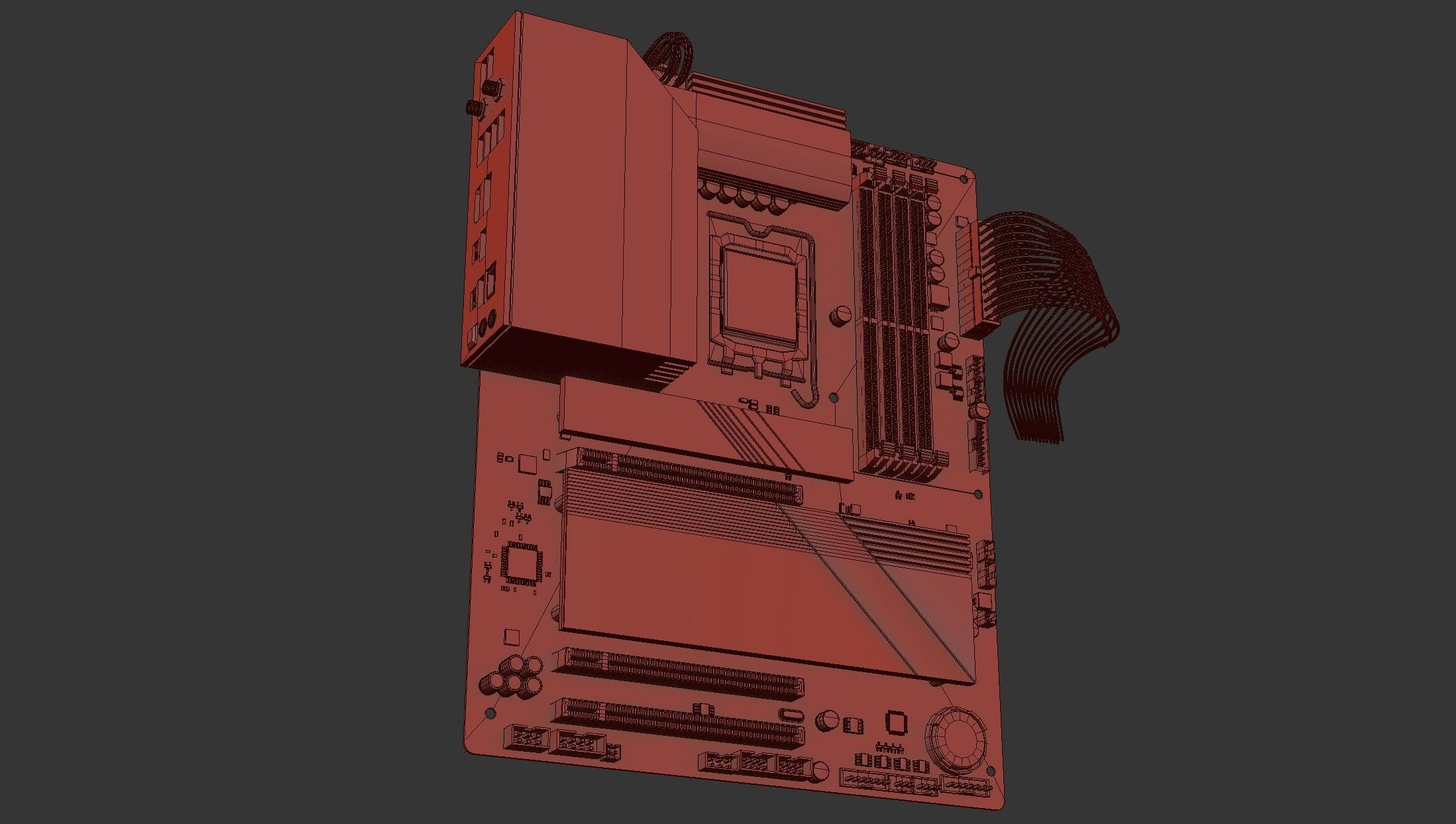 PC Full Case 3D model_9