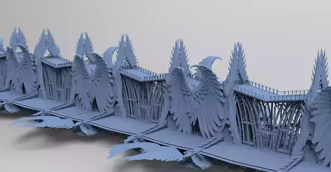 Persian Sci-Fi Palace Bridge 1