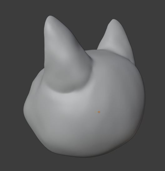 Cat head for 3d print 3D print model_2