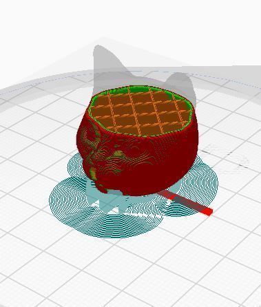 Cat head for 3d print 3D print model_9