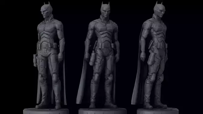 The Batman statue