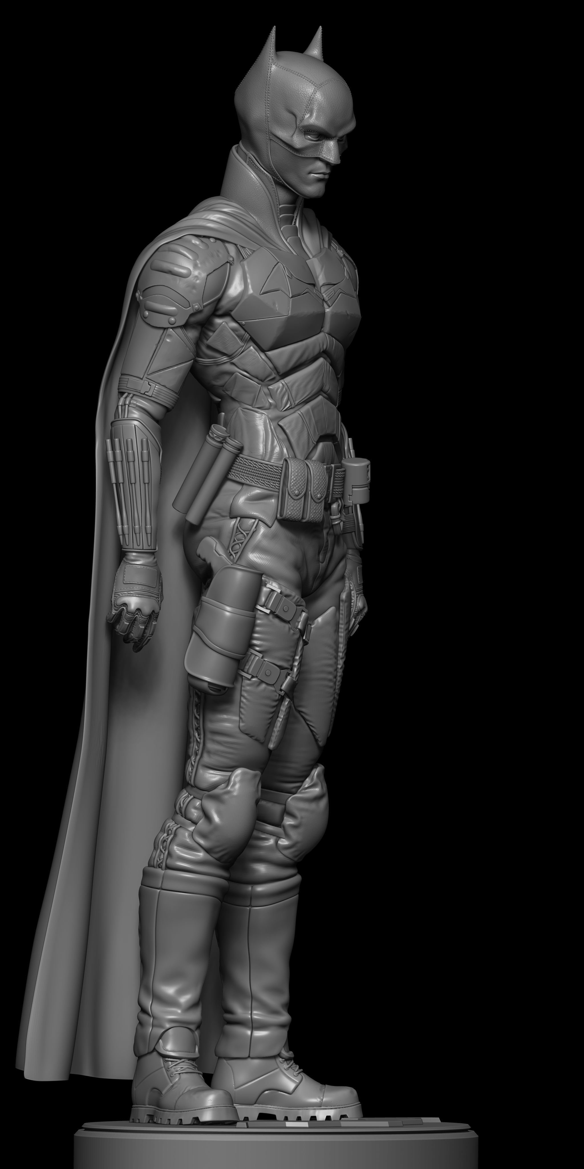 The Batman statue 3D print model_5
