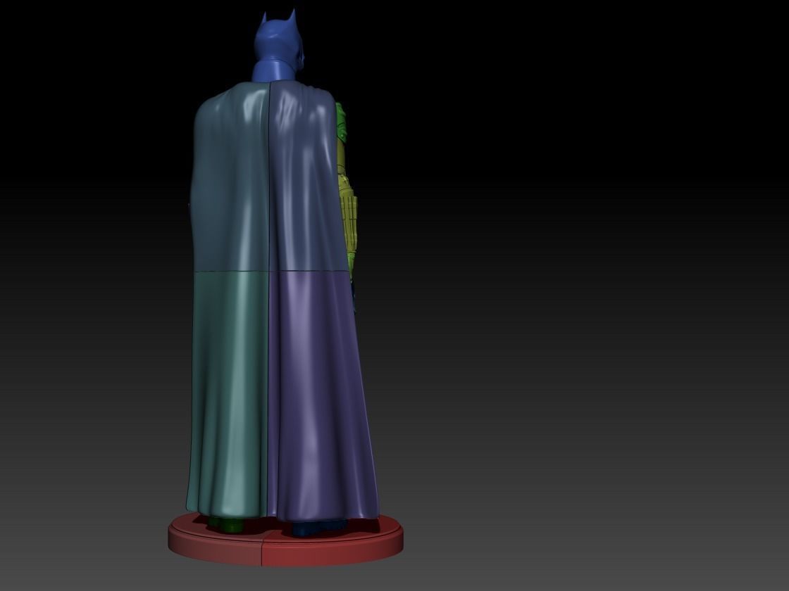 The Batman statue 3D print model_1