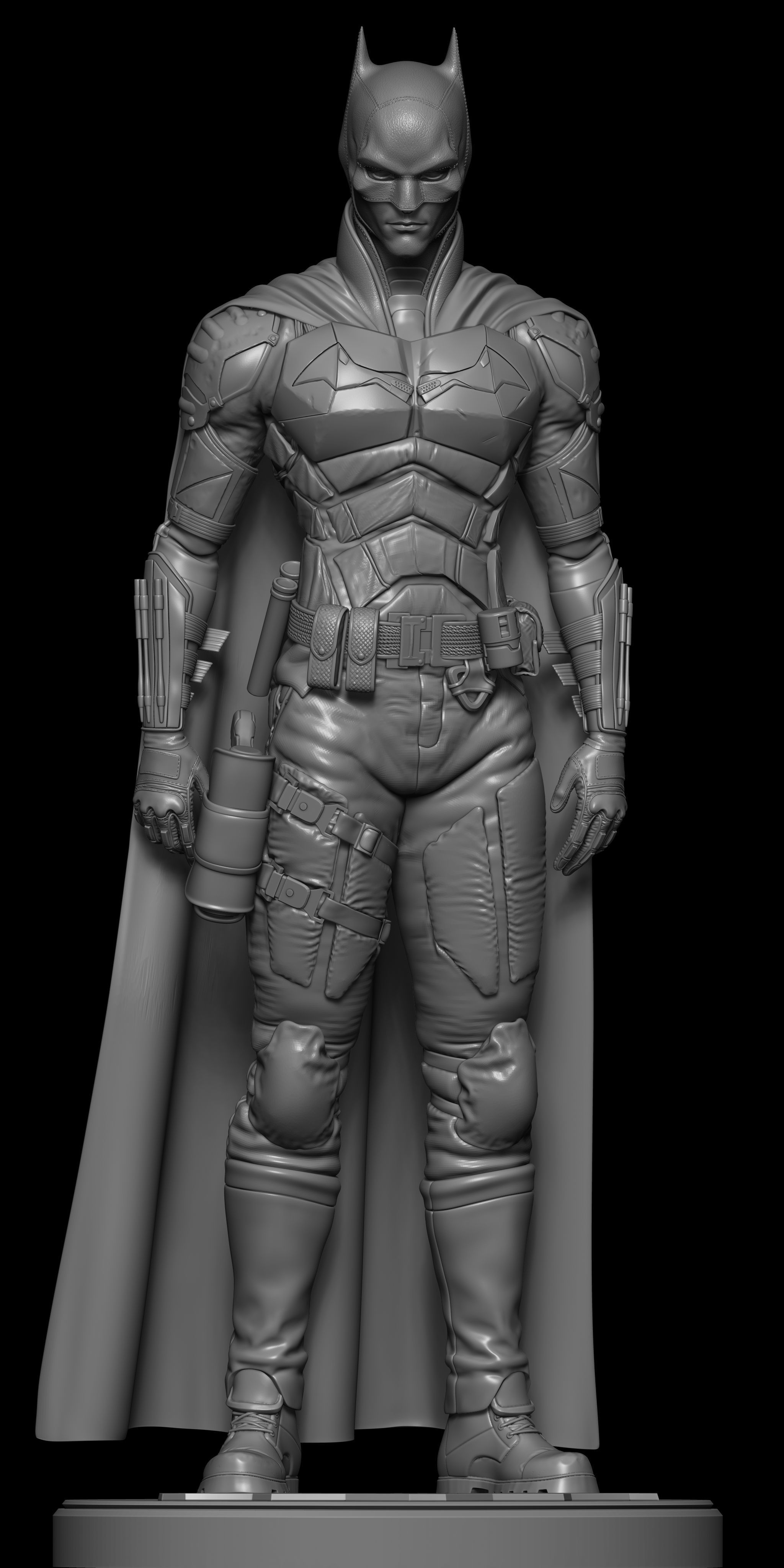The Batman statue 3D print model_3