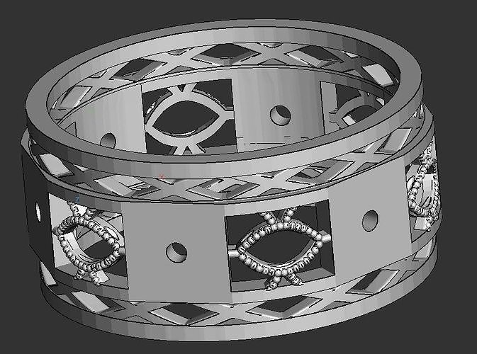 Gear ring  second version 3D print model