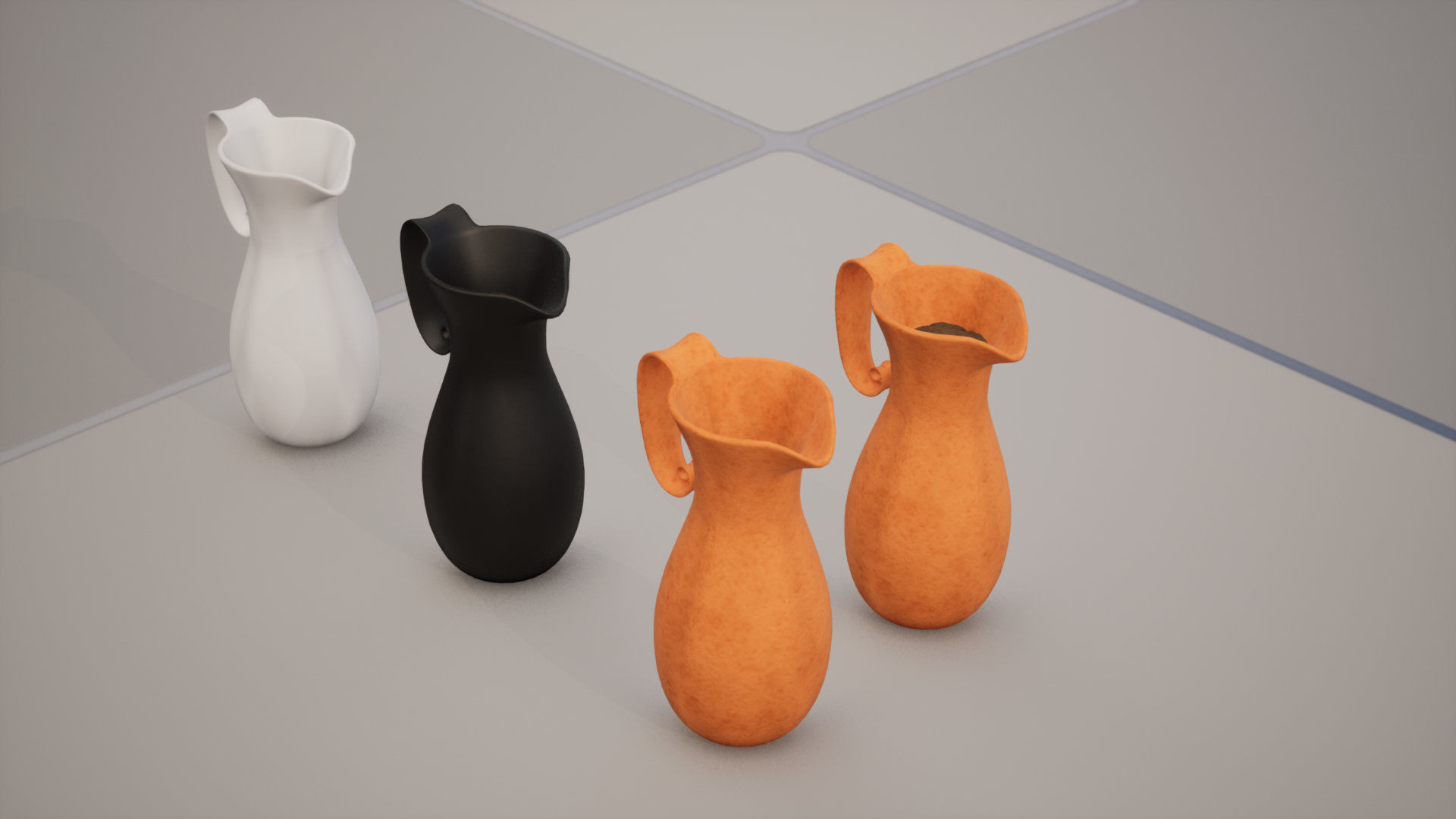 Plant pots 3D model_4