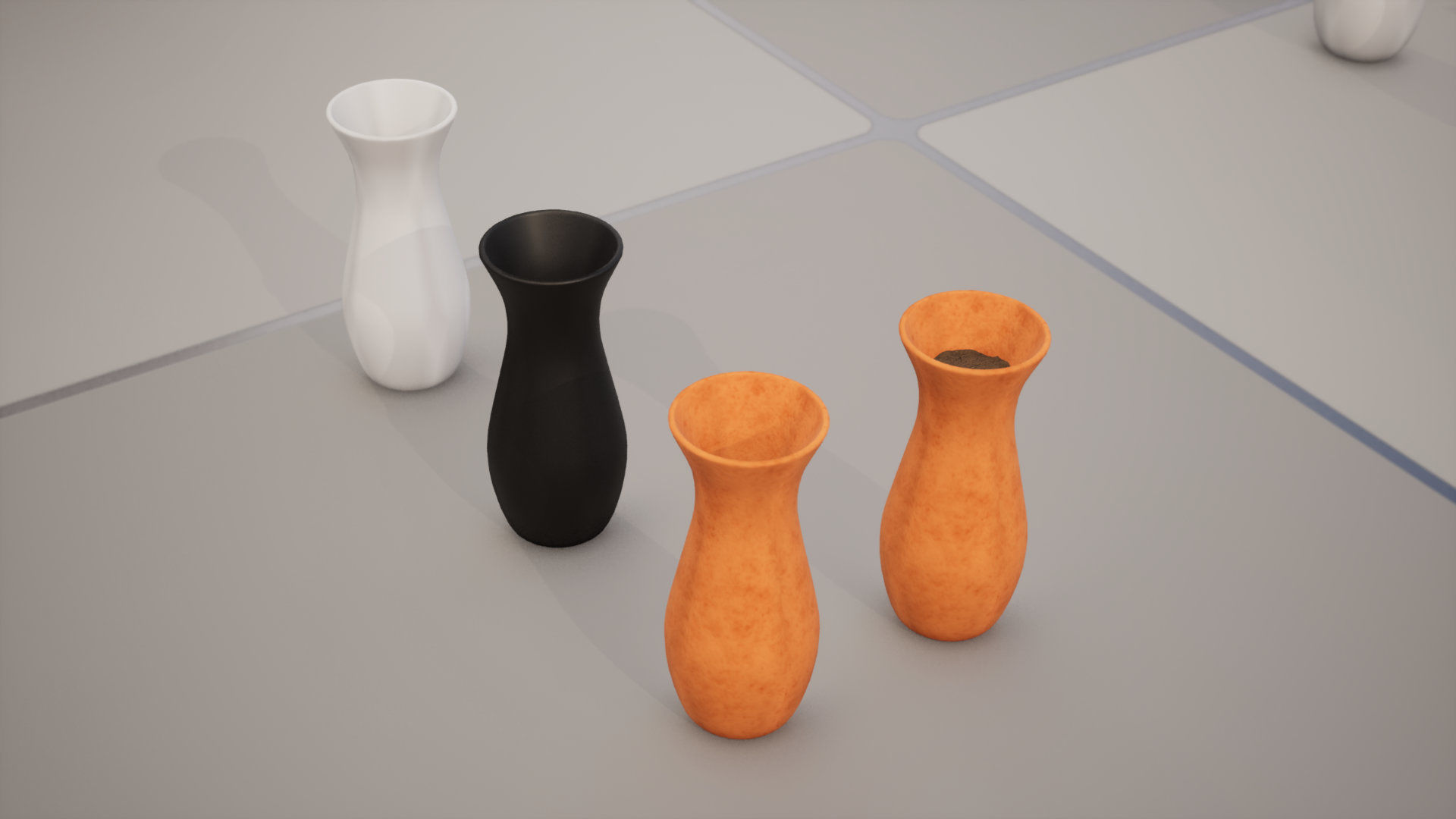 Plant pots 3D model_5