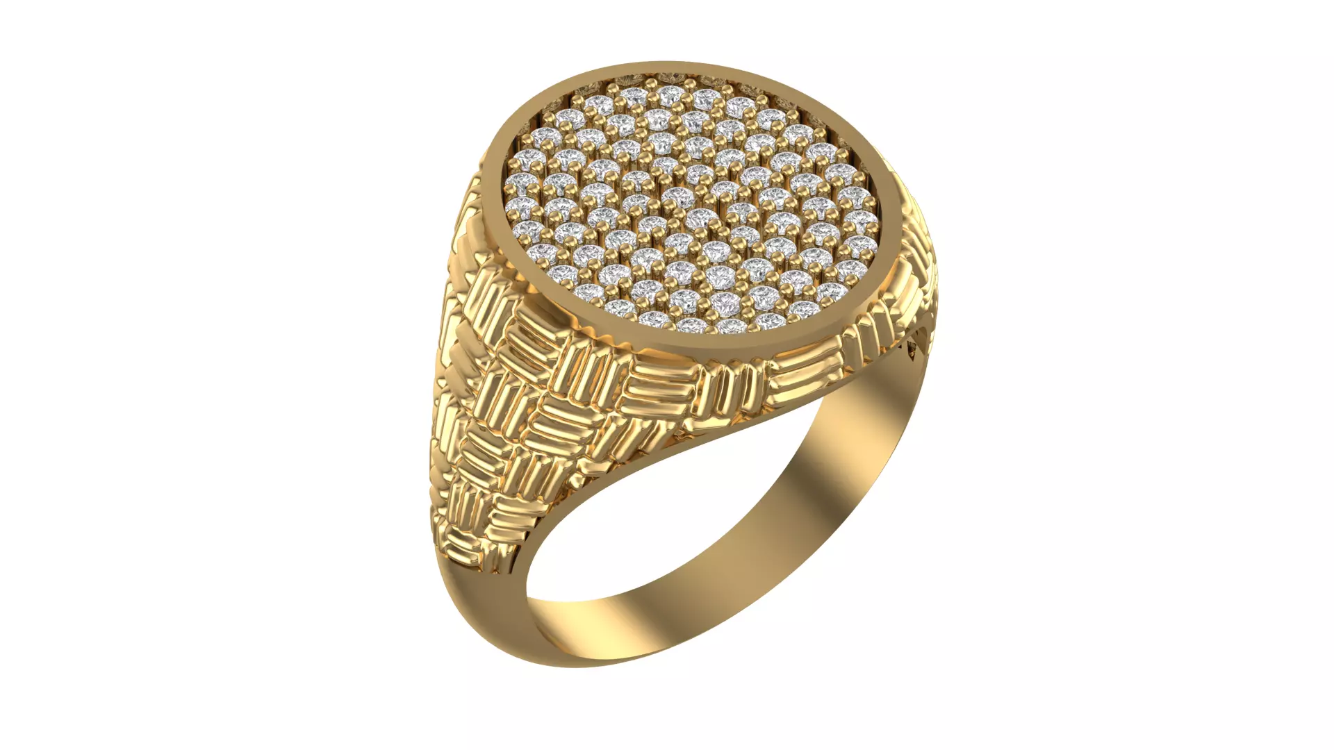 Patterned Ring 3D print model