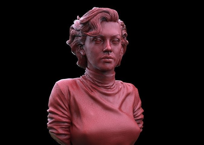 Marilyn Monroe Bust 3D print model