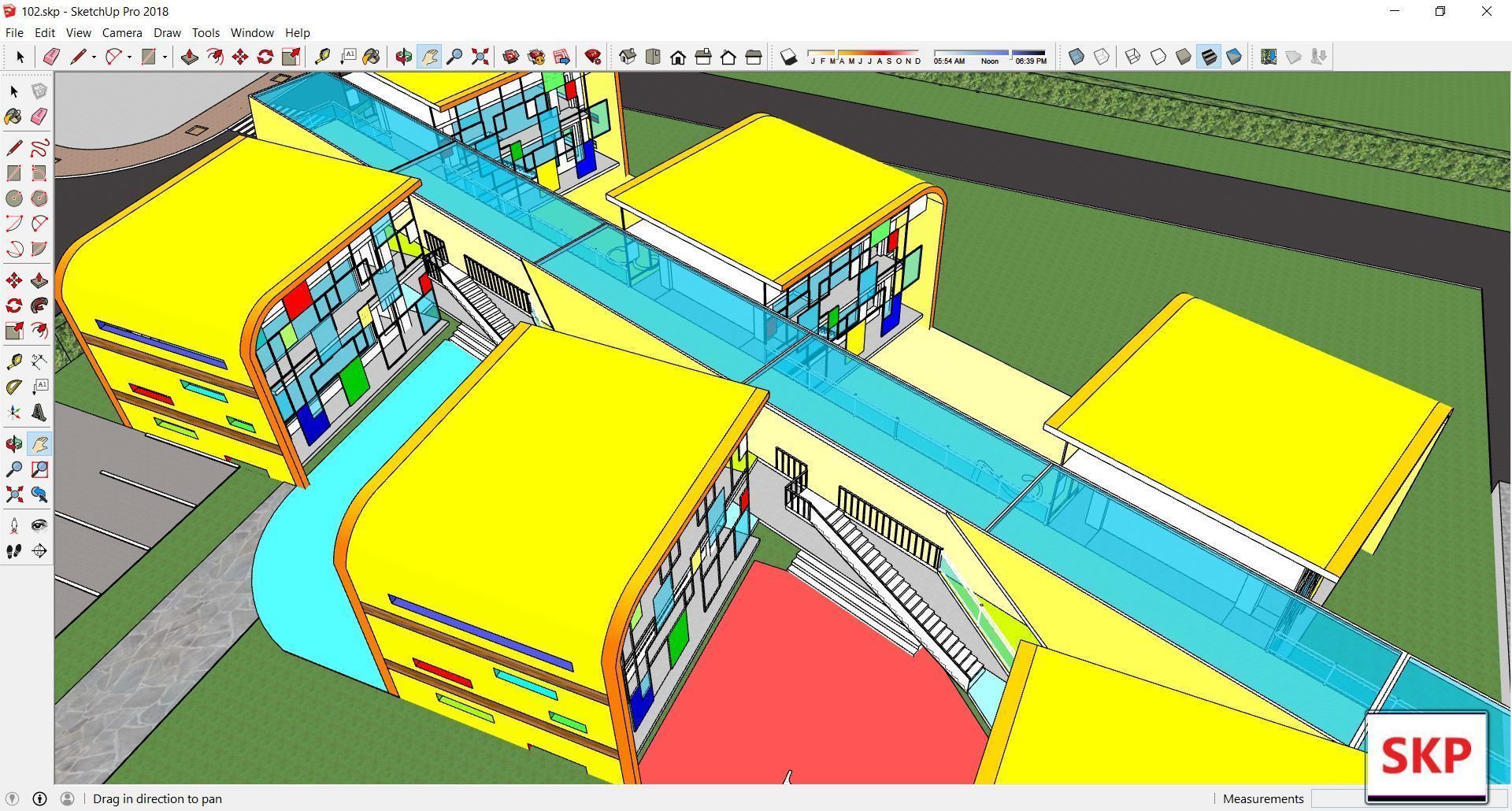 Sketchup Kindergarten 102 3D model_4