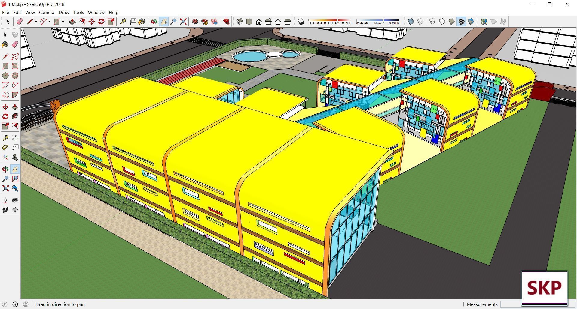 Sketchup Kindergarten 102 3D model_5