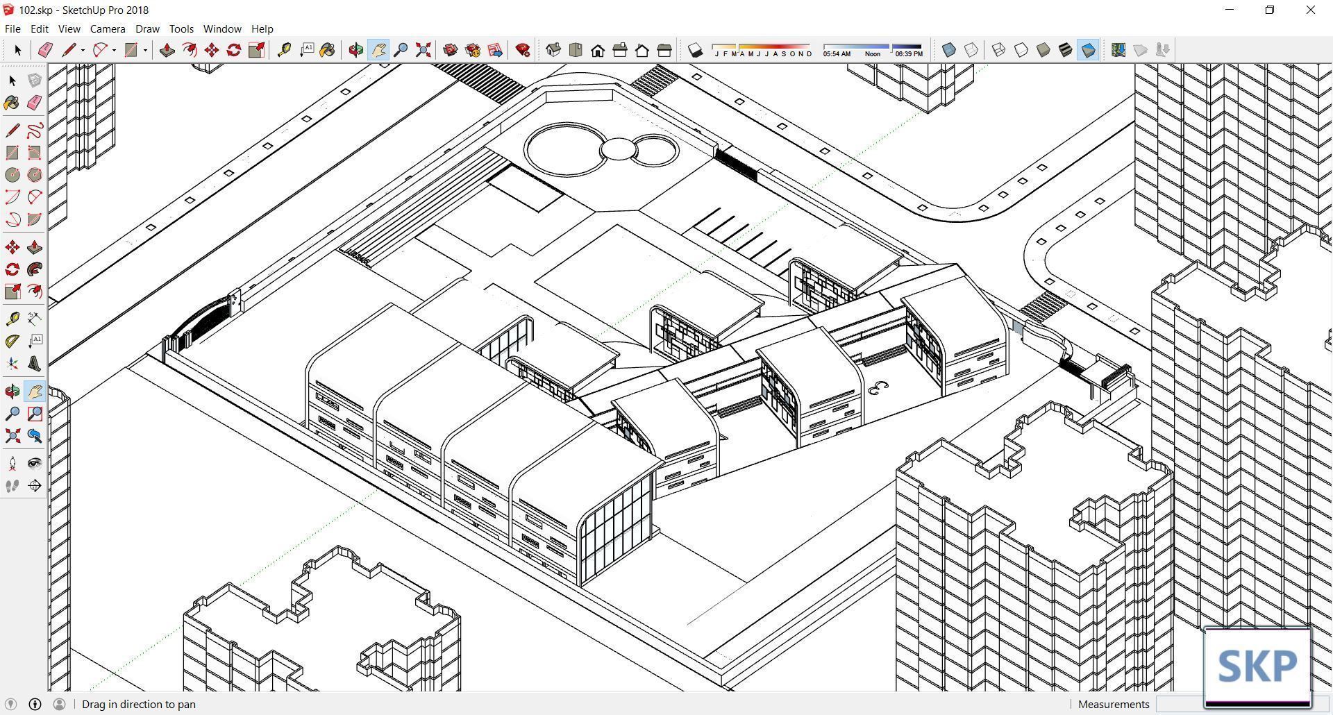 Sketchup Kindergarten 102 3D model_7