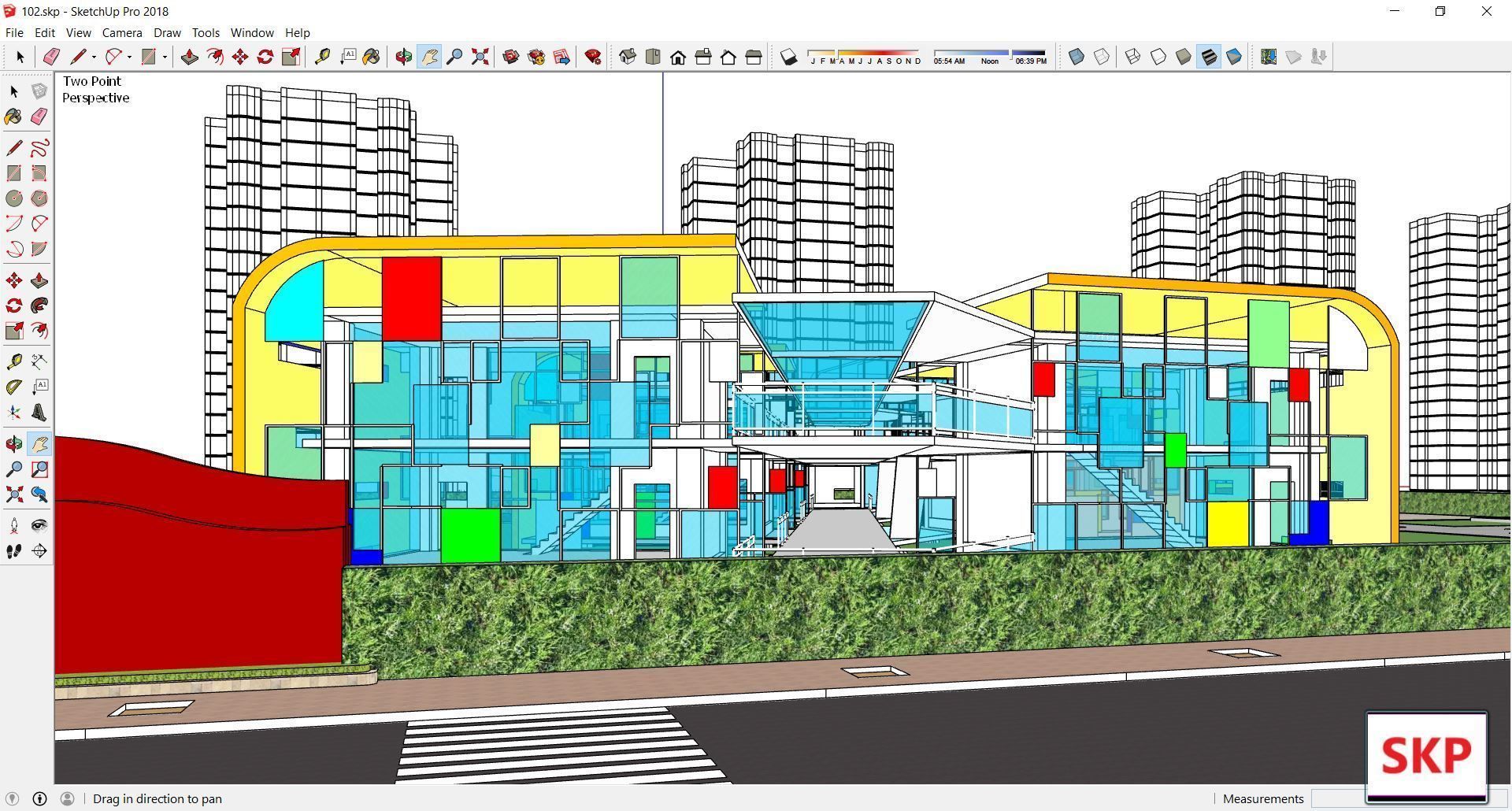 Sketchup Kindergarten 102 3D model_2