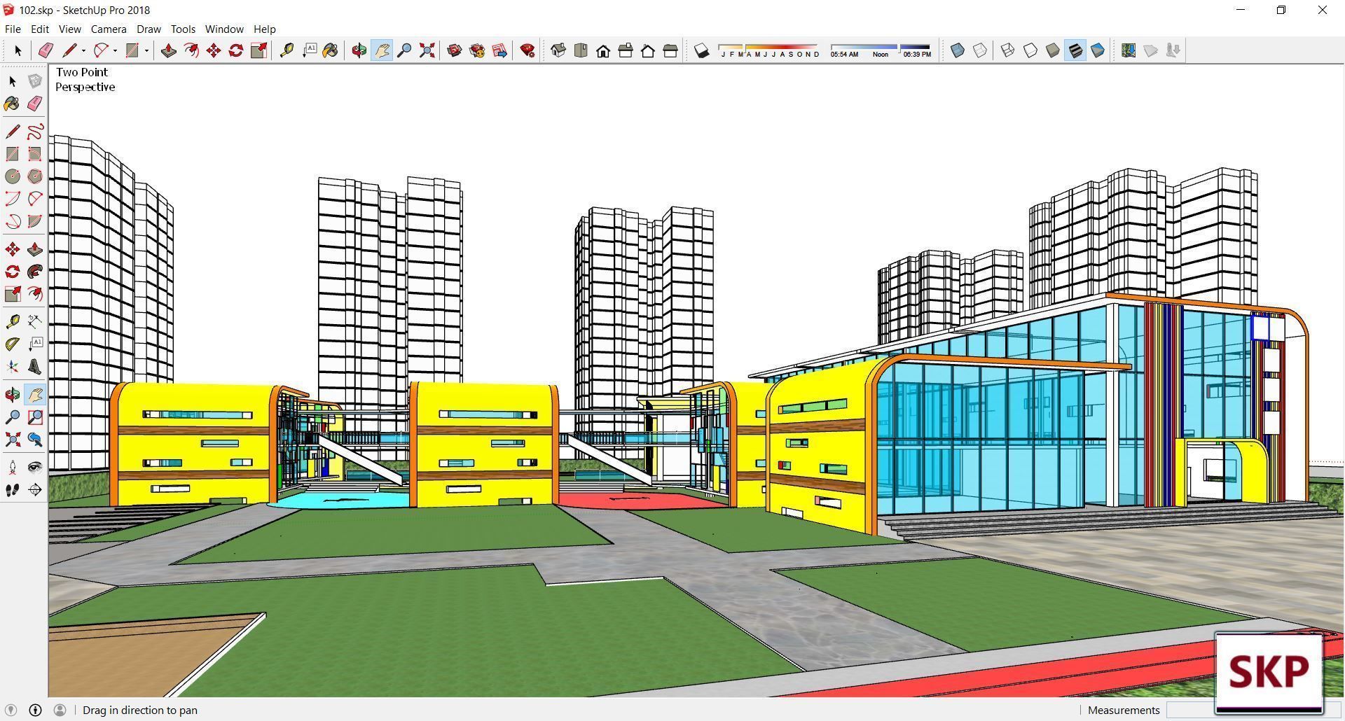 Sketchup Kindergarten 102 3D model_3