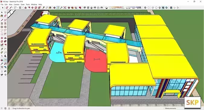 Sketchup Kindergarten 102 3D model