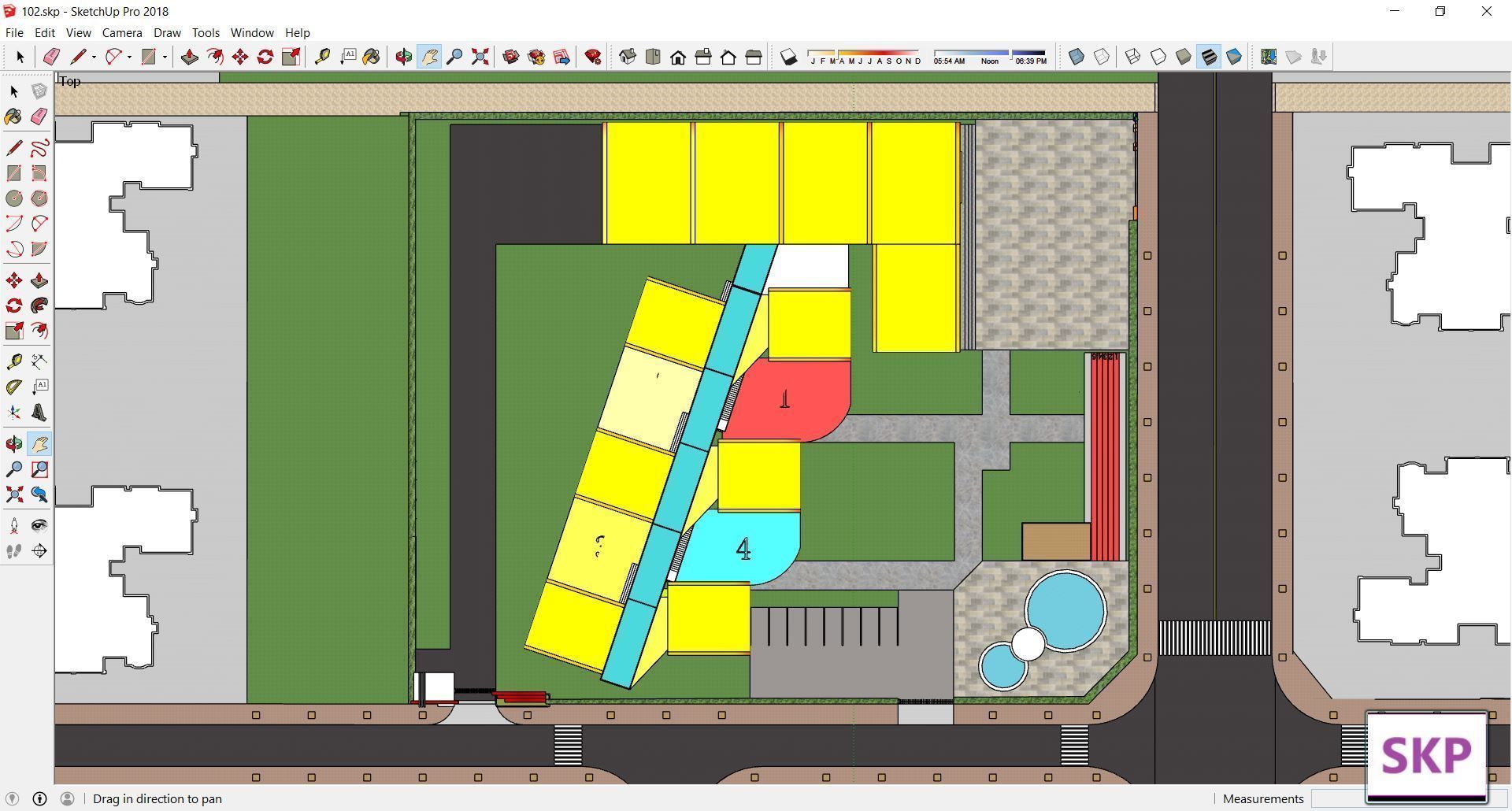 Sketchup Kindergarten 102 3D model_9